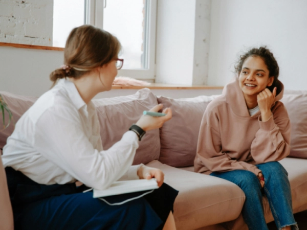 Séance de coaching avec une jeune pour sa santé mentale - Normandie